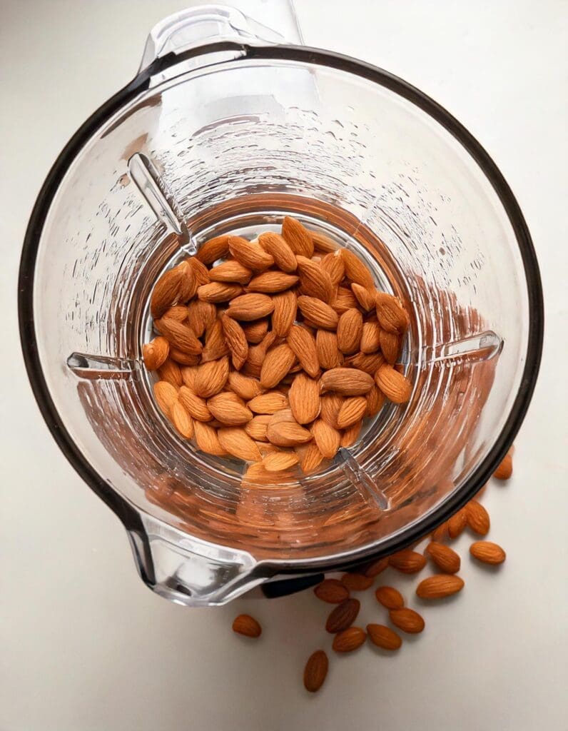 Almonds Soaking in Water