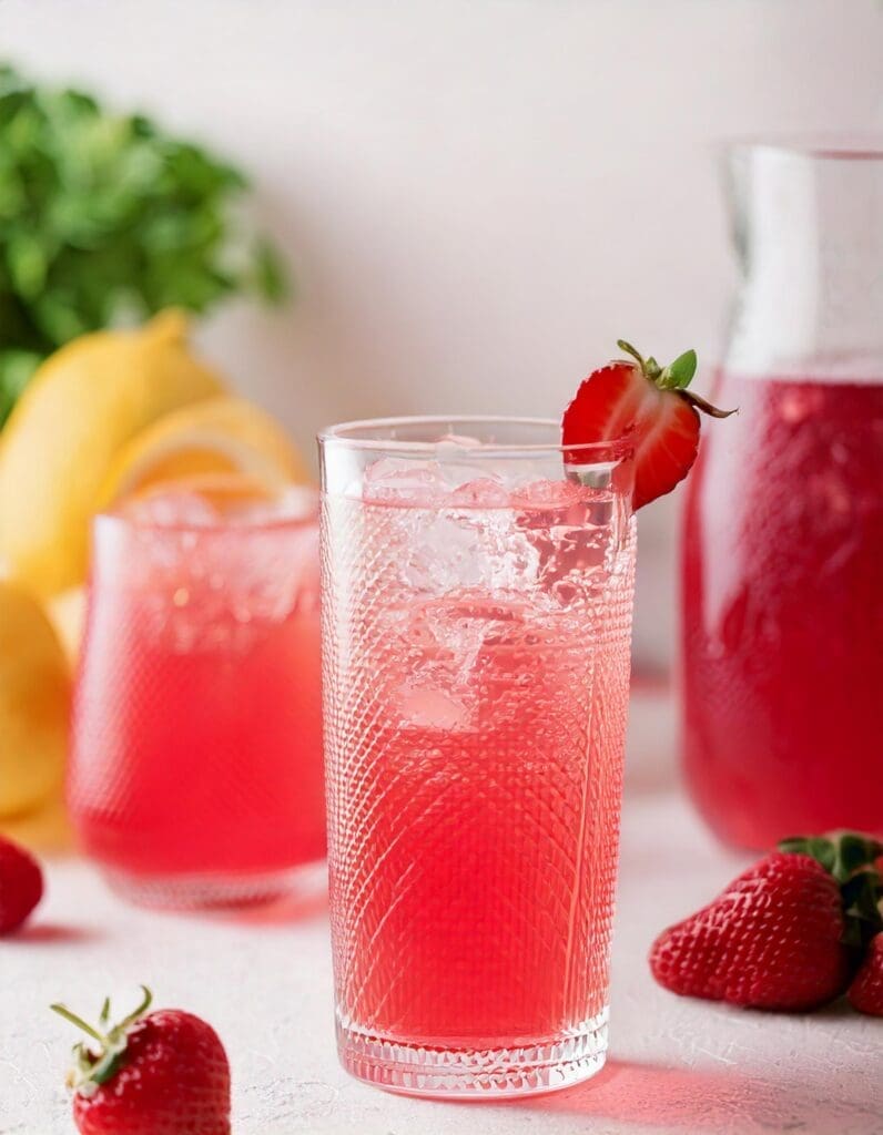 Strawberry Ginger Bug Drink