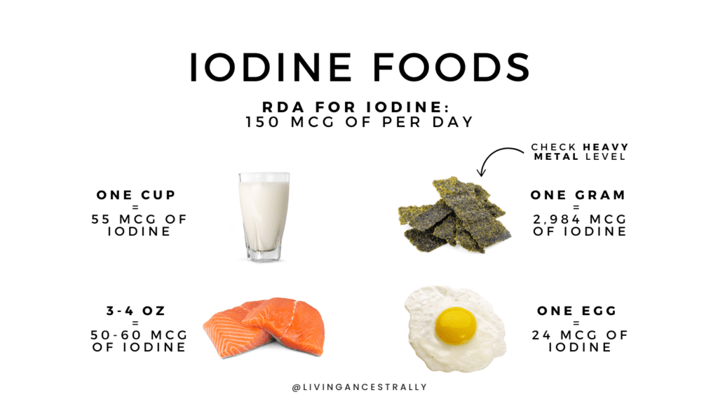 foods rich in iodine